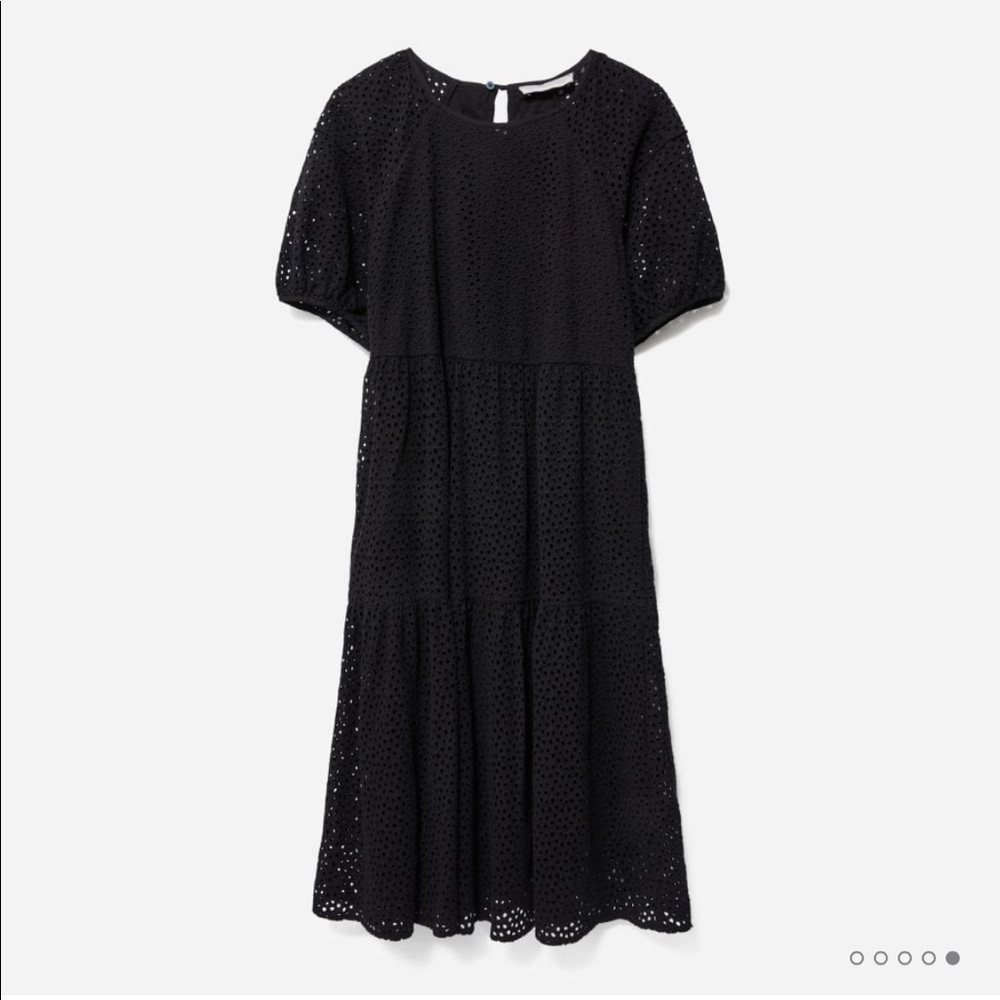 Everlane Tiered Eyelet Dress